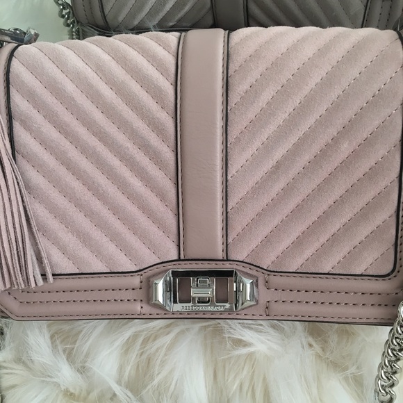 Rebecca Minkoff | Pink suede crossbody - Picture 3 of 6